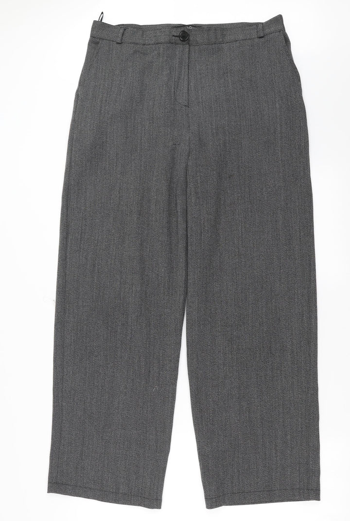 Dialogue Womens Grey Trousers Size L L29 in