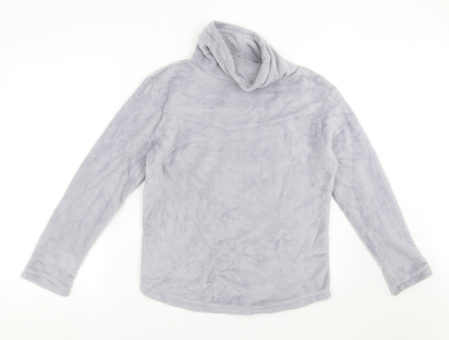 Matalan Womens Purple  Fleece Pullover Jumper Size M  - lounge jumper