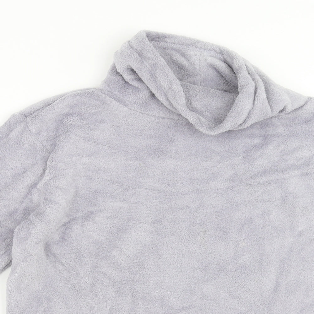 Matalan Womens Purple  Fleece Pullover Jumper Size M  - lounge jumper