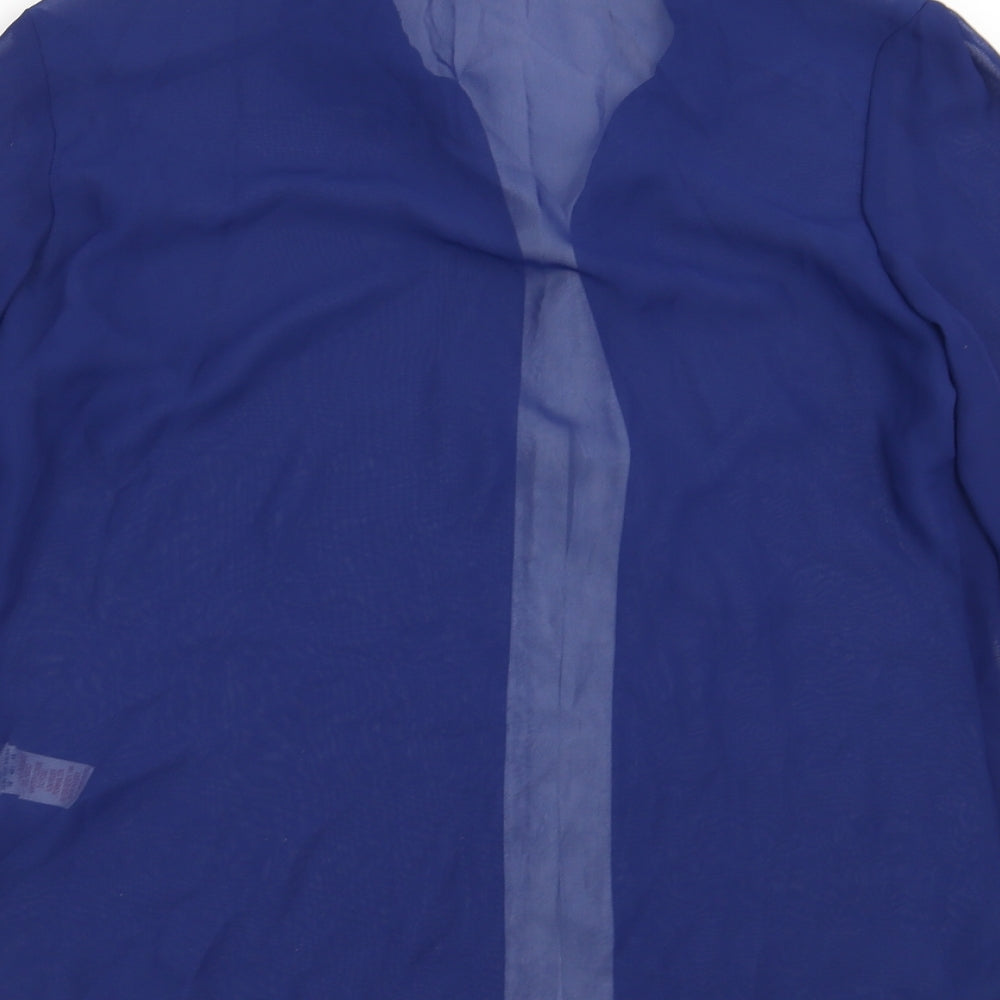 Primark Womens Blue   Basic Blouse Size 18  - sheer