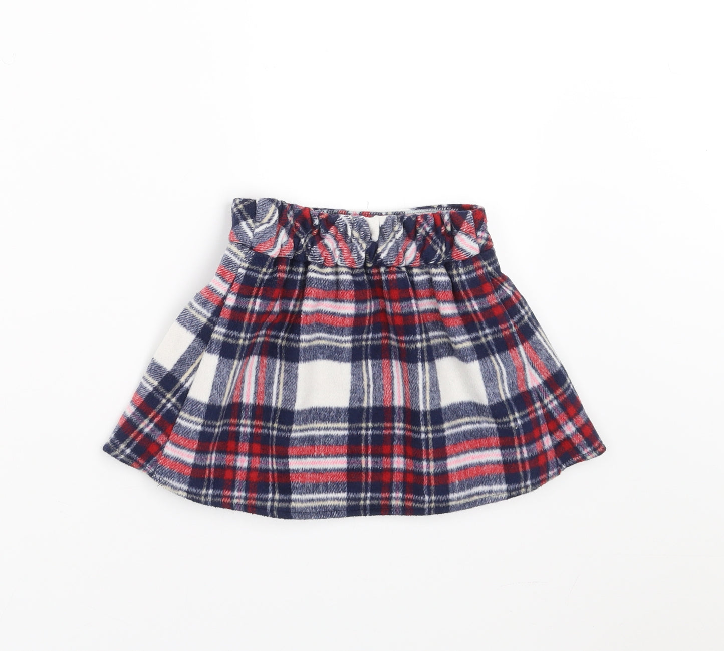 Nutmeg Girls Blue Plaid  A-Line Skirt Size 18-24 Months