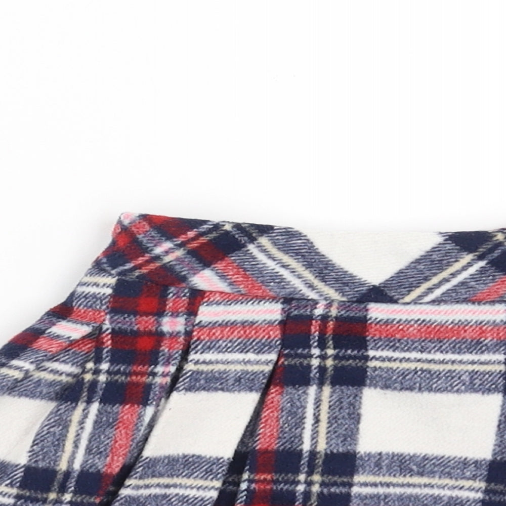 Nutmeg Girls Blue Plaid  A-Line Skirt Size 18-24 Months