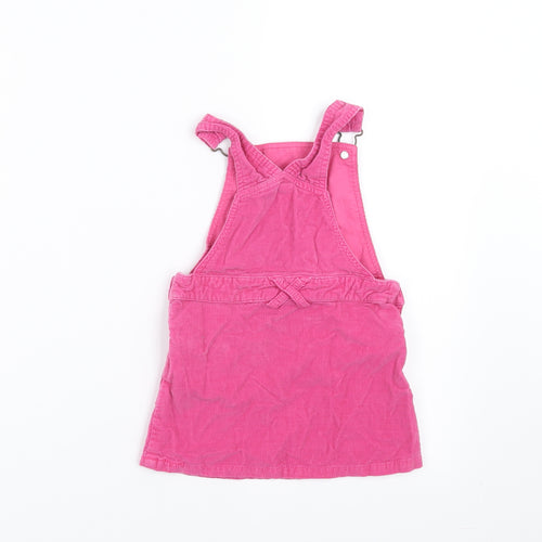 Mini Club Girls Pink  Corduroy Pinafore/Dungaree Dress  Size 18-24 Months