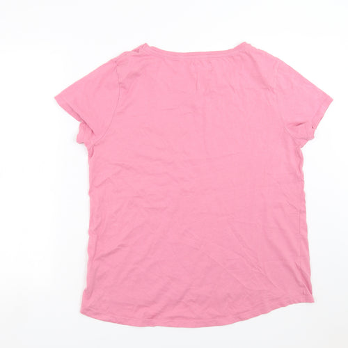 NEXT Womens Pink Solid  Top Pyjama Top Size L