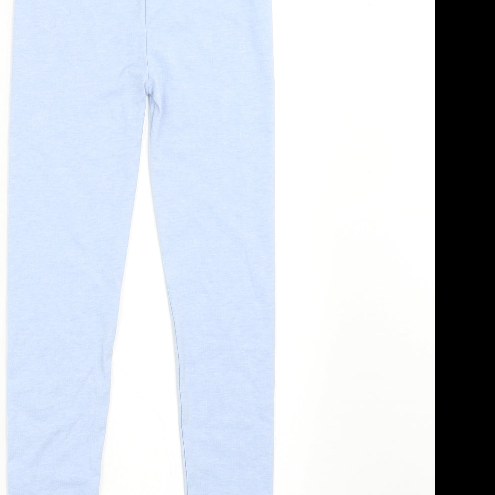 TU Girls Blue   Carrot Trousers Size 5-6 Years - legging