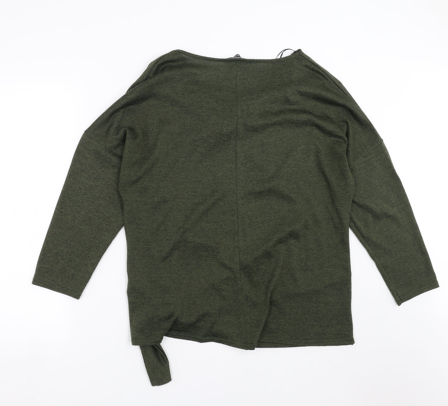 Evans Womens Green  Knit Pullover Jumper Size 18