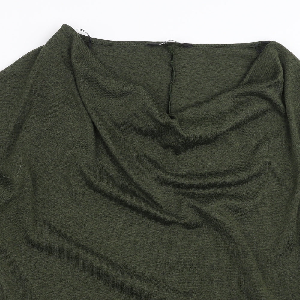 Evans Womens Green  Knit Pullover Jumper Size 18