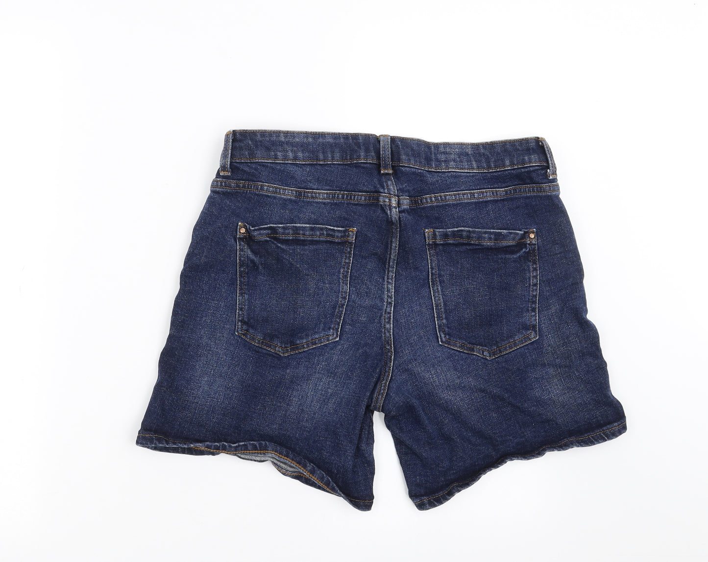 Red Herring Womens Blue  Denim Bermuda Shorts Size 12