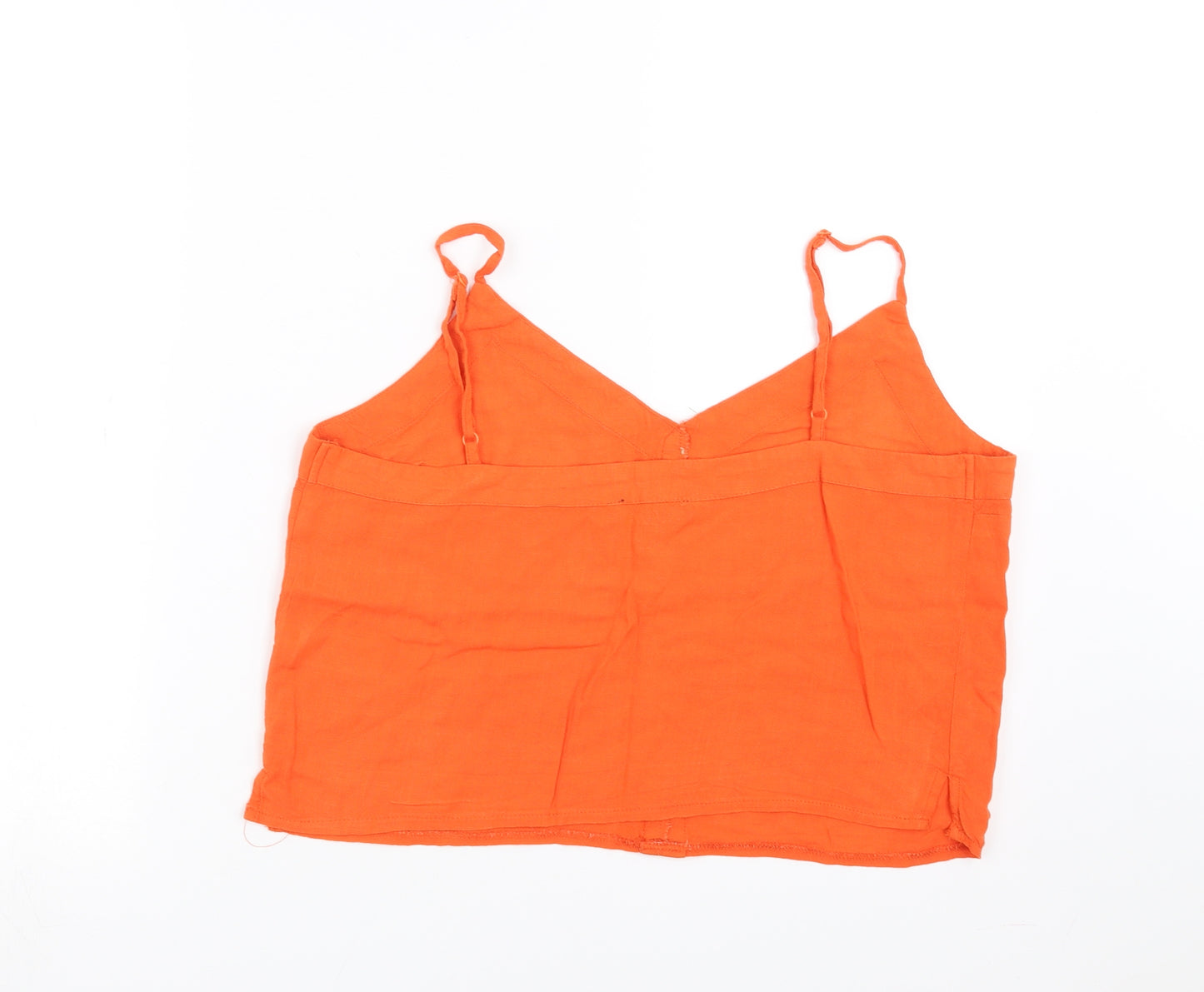 Primark Womens Orange   Camisole Blouse Size 14  - cropped
