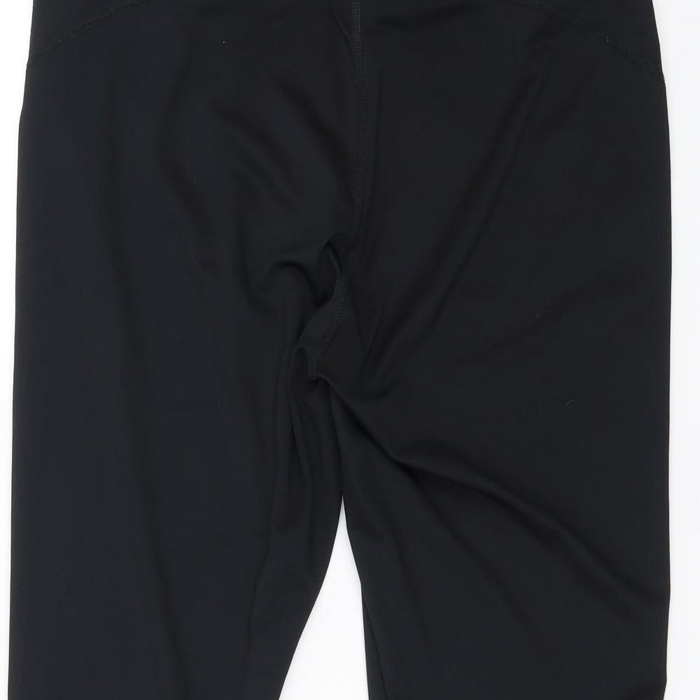 F&F Womens Black   Cropped Leggings Size L L17 in