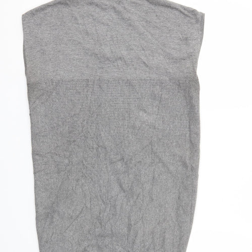 Warehouse Womens Grey   Jumper Dress  Size 8