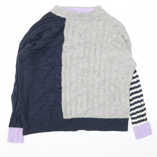M&S Womens Grey   Pullover Jumper Size M