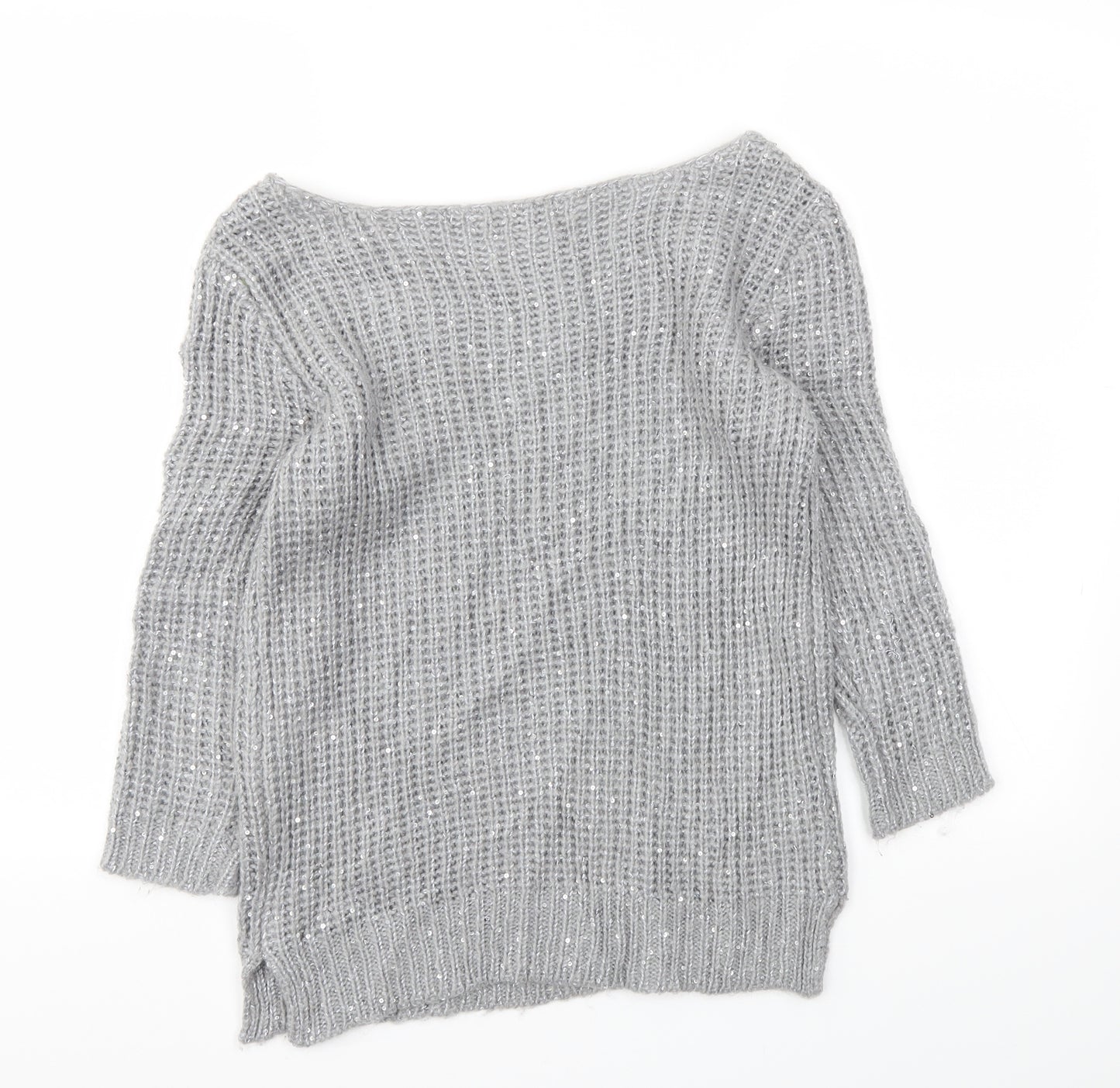 Oasis Womens Grey   Pullover Jumper Size XS