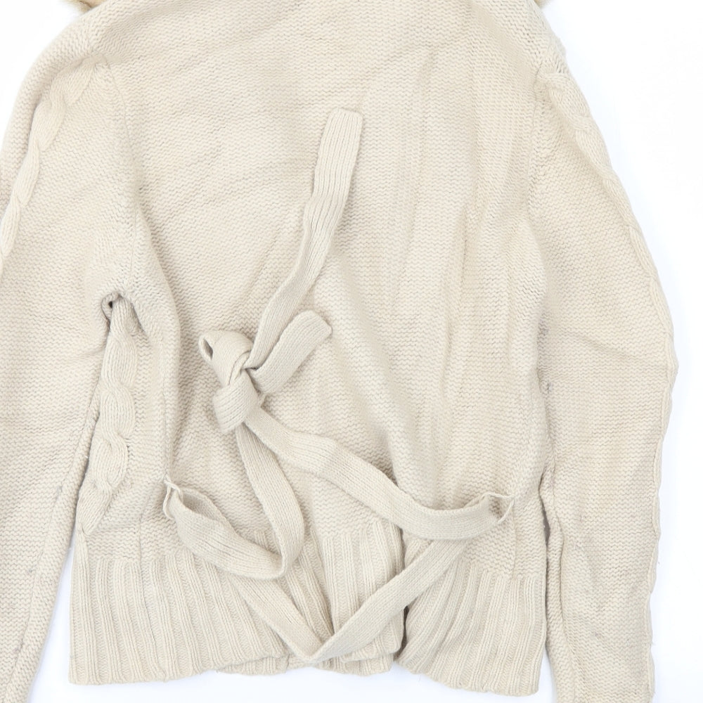 NEXT Womens Beige   Cardigan Jumper Size 16