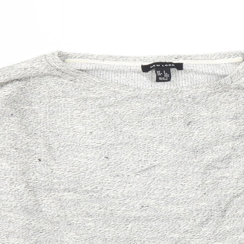 New Look Womens Grey   Pullover Jumper Size S