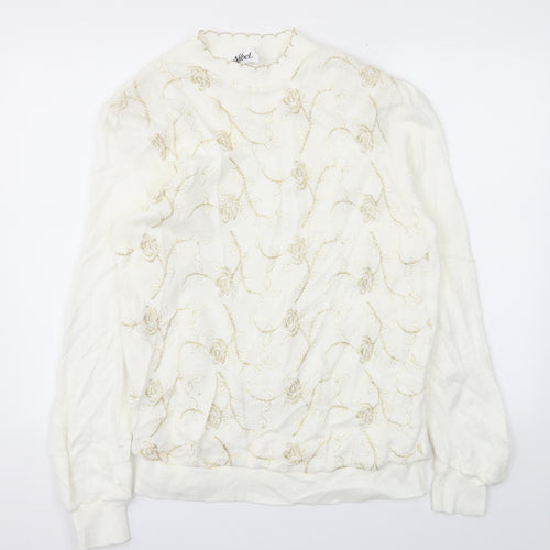 Afibel Womens Ivory   Pullover Jumper Size 16