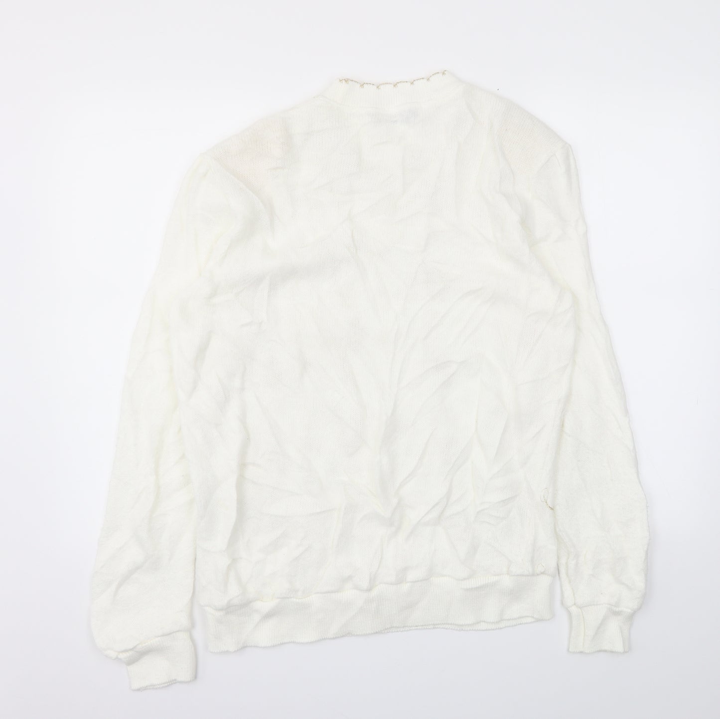 Afibel Womens Ivory   Pullover Jumper Size 16