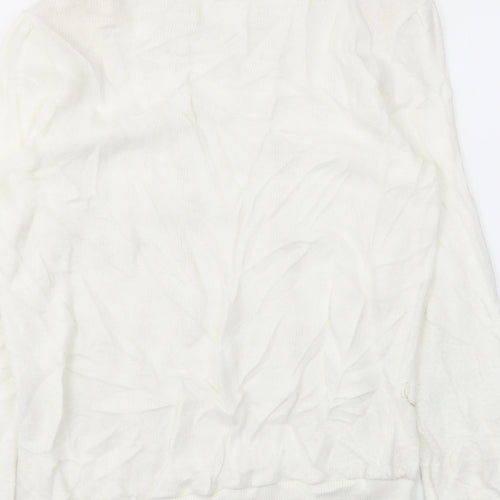 Afibel Womens Ivory   Pullover Jumper Size 16