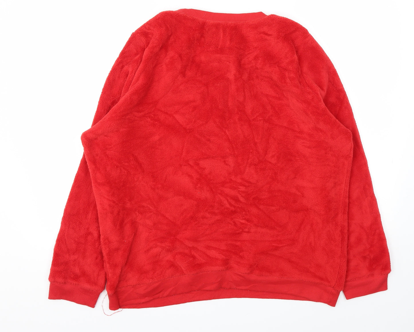 Disney Womens Red Animal Print  Top Pyjama Top Size L