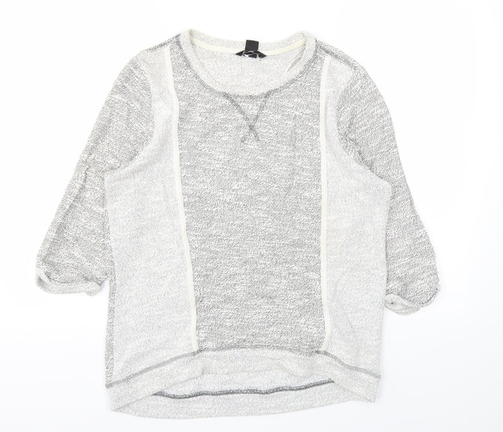 H&M Womens Grey Basic T-Shirt Size S