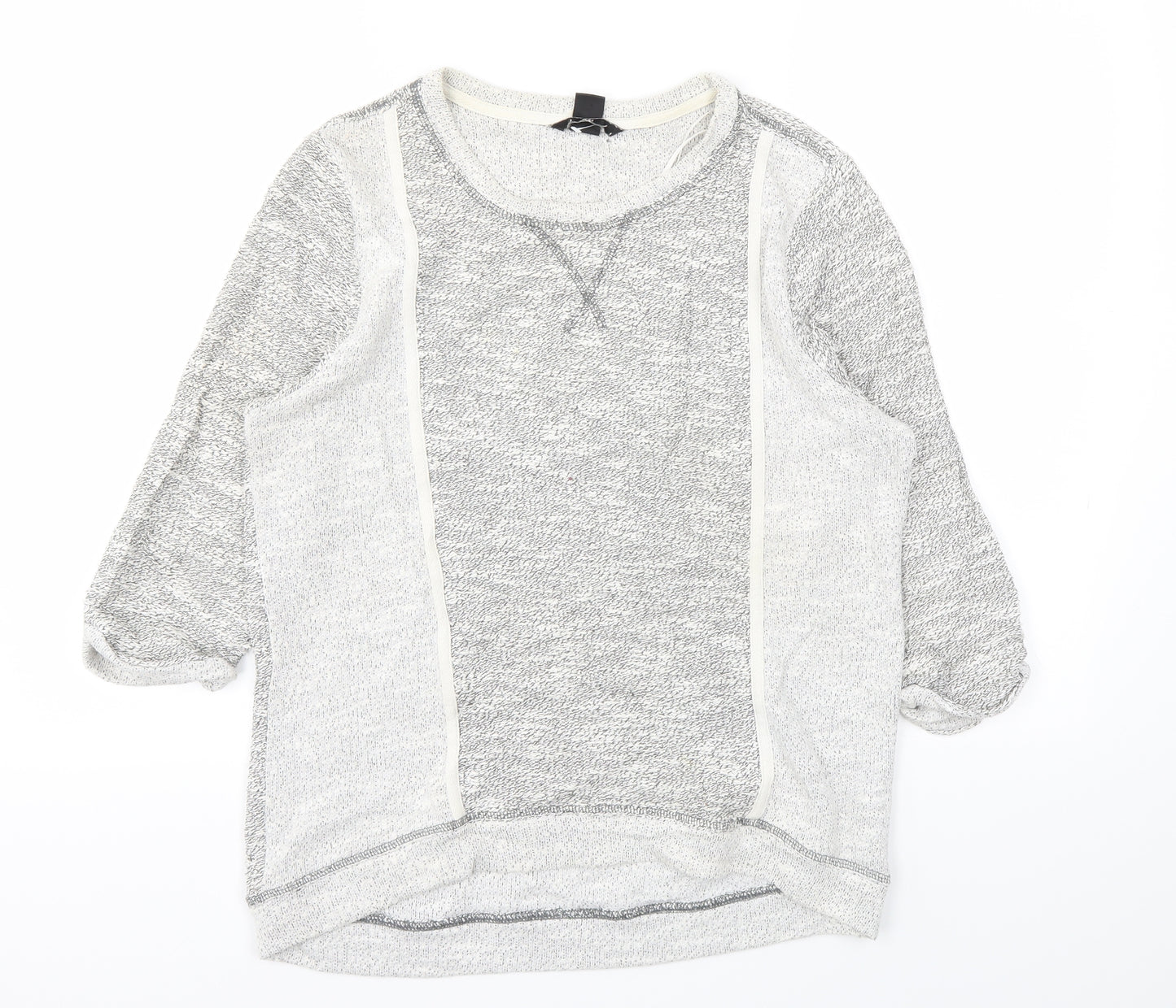 H&M Womens Grey   Basic T-Shirt Size S