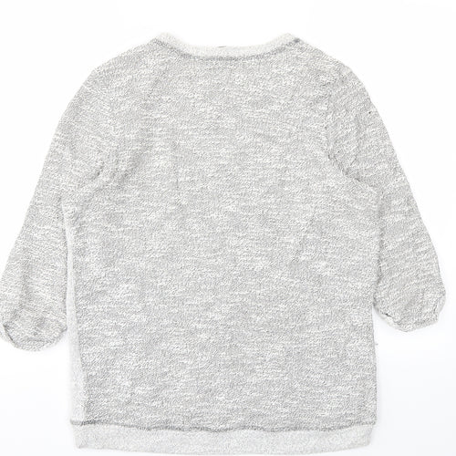 H&M Womens Grey   Basic T-Shirt Size S