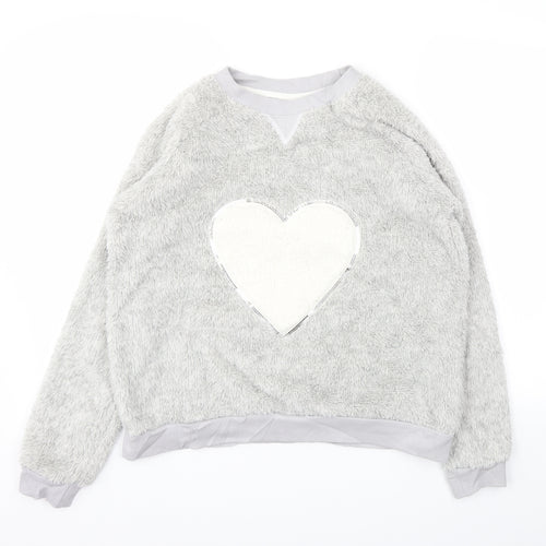Primark Womens Grey Geometric  Top Pyjama Top Size L