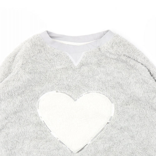 Primark Womens Grey Geometric  Top Pyjama Top Size L