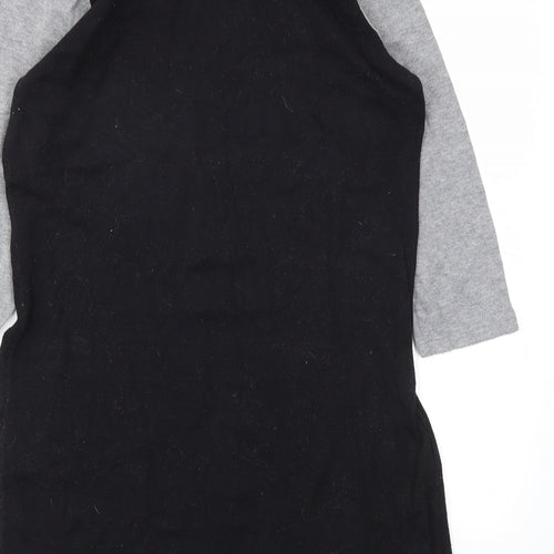 NEXT Womens Black Houndstooth  A-Line  Size 10