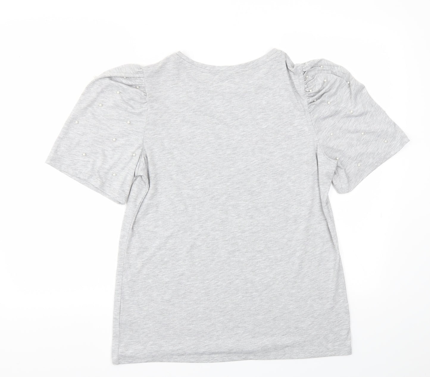 Papaya Womens Grey   Basic T-Shirt Size 12