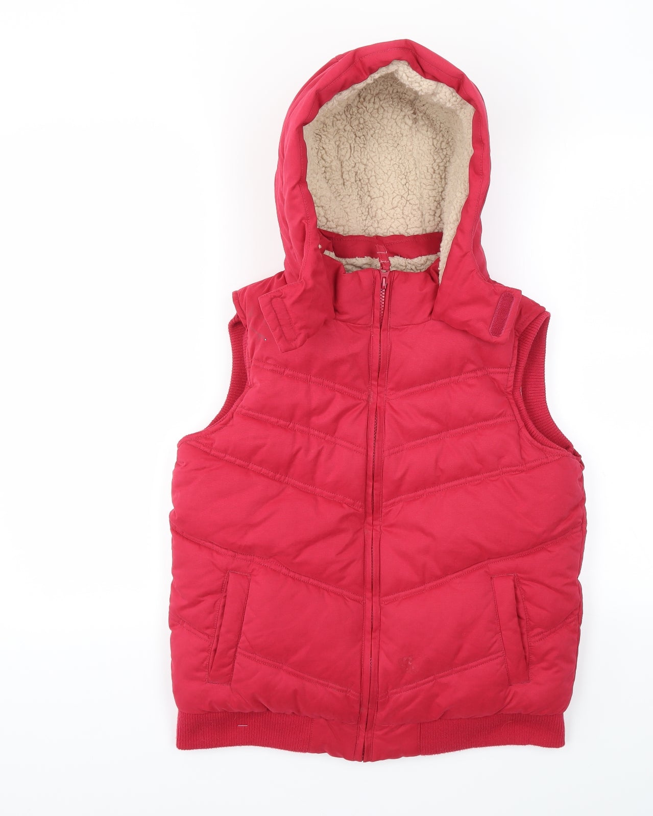 Fat Face Girls Pink   Gilet Coat Size 12-13 Years