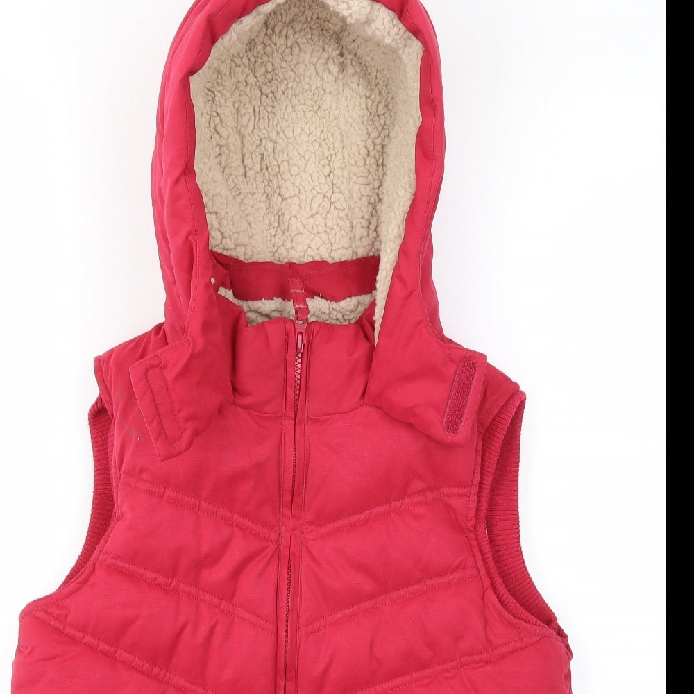 Fat Face Girls Pink   Gilet Coat Size 12-13 Years