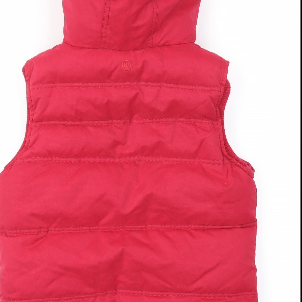 Fat Face Girls Pink   Gilet Coat Size 12-13 Years