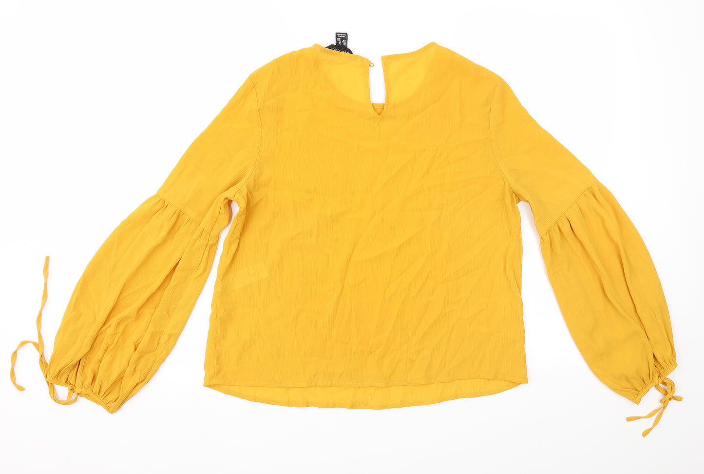 New Look Womens Orange   Basic Blouse Size 10