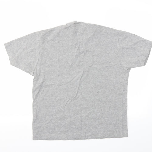 Cedar Wood State Mens Grey    T-Shirt Size S