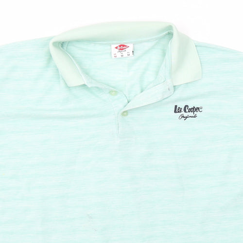 Lee Cooper Mens Green    Polo Size M