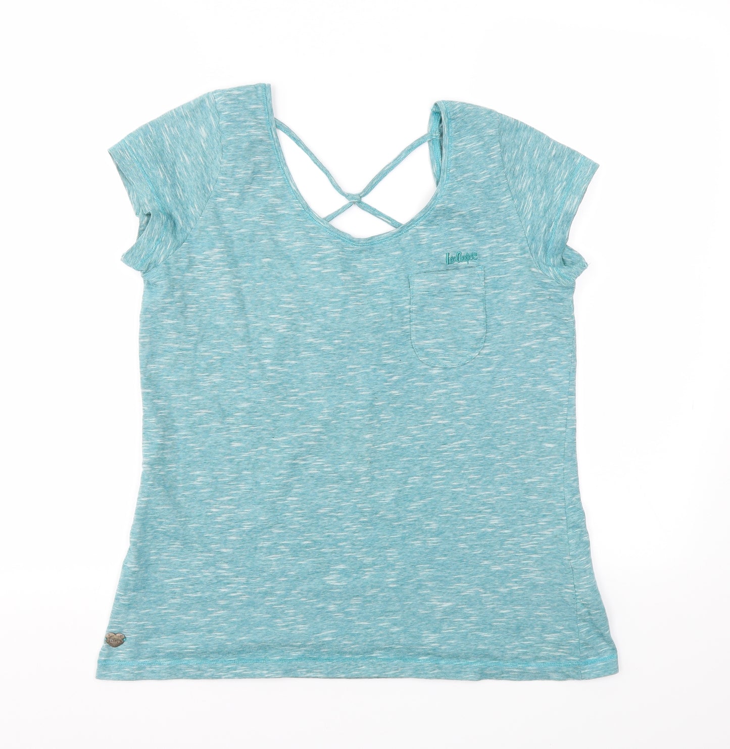 Lee Cooper Womens Blue   Basic T-Shirt Size 14