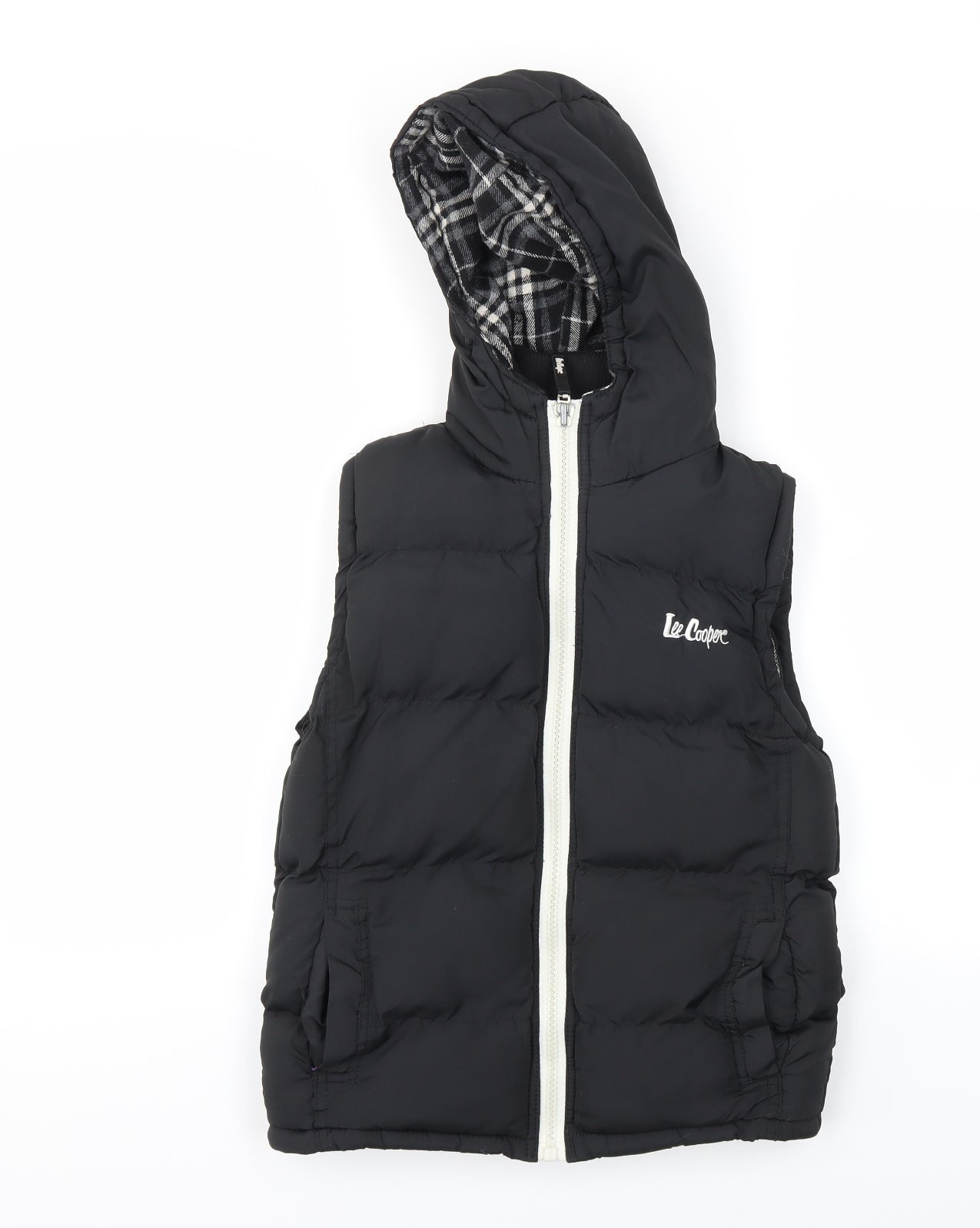 Lee Cooper Boys Black   Gilet Coat Size 7-8 Years