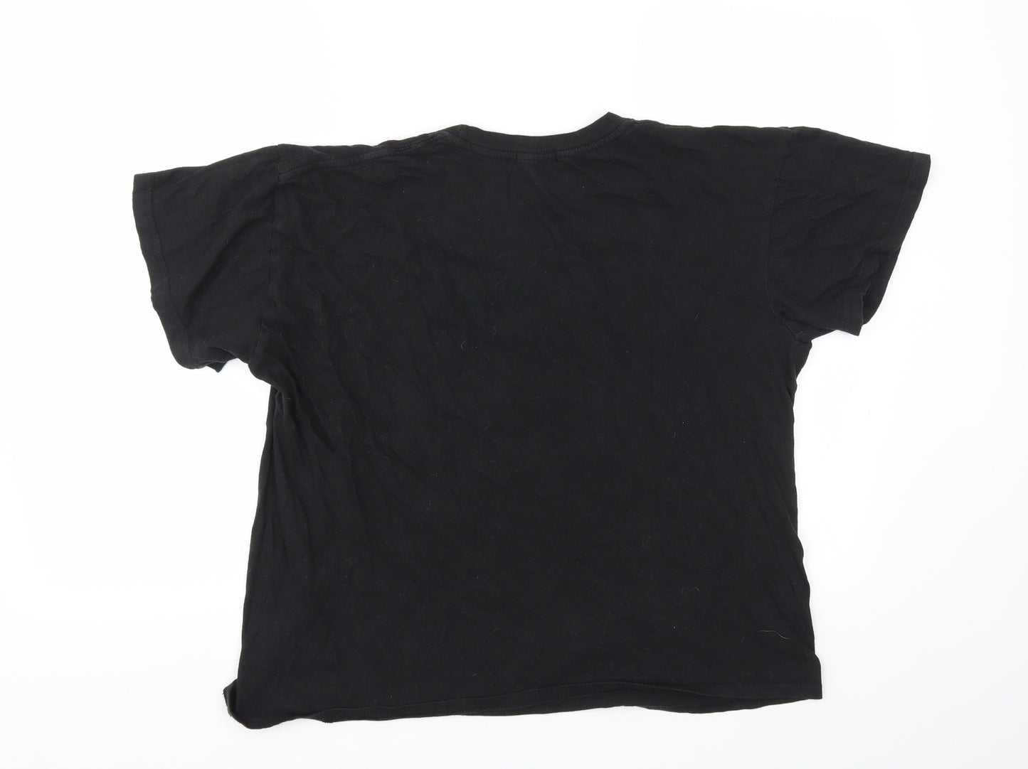 Pretty Little Thing  Womens Black   Basic T-Shirt Size M