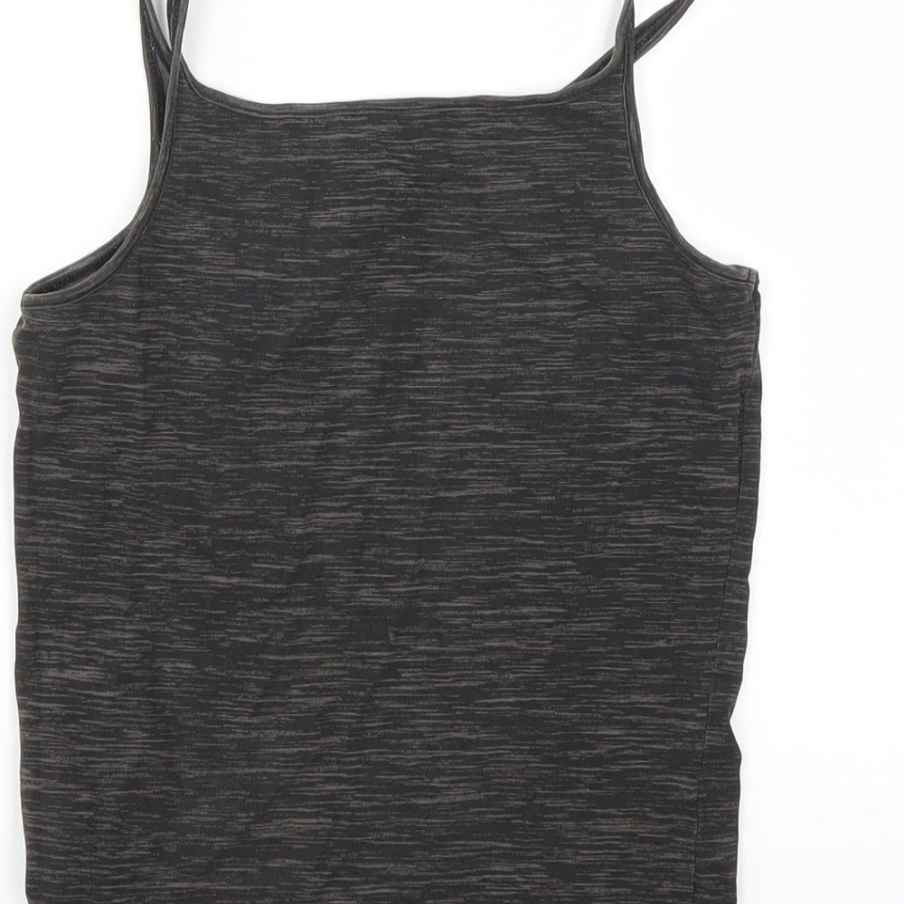 H&M Girls Brown   Basic T-Shirt Size 11-12 Years