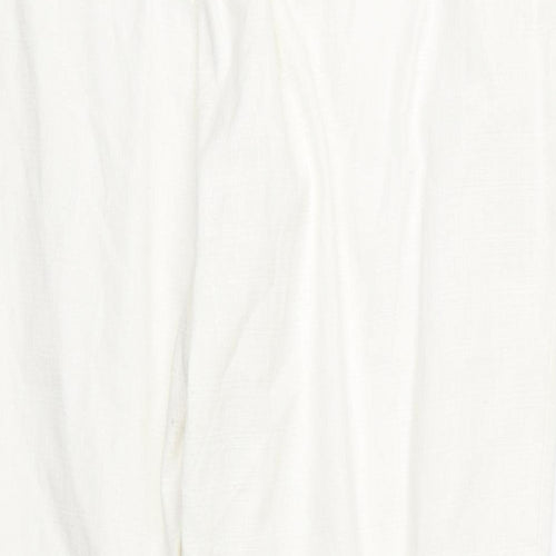 NEXT Womens White   Trousers  Size 18 L24.5 in - Workwear