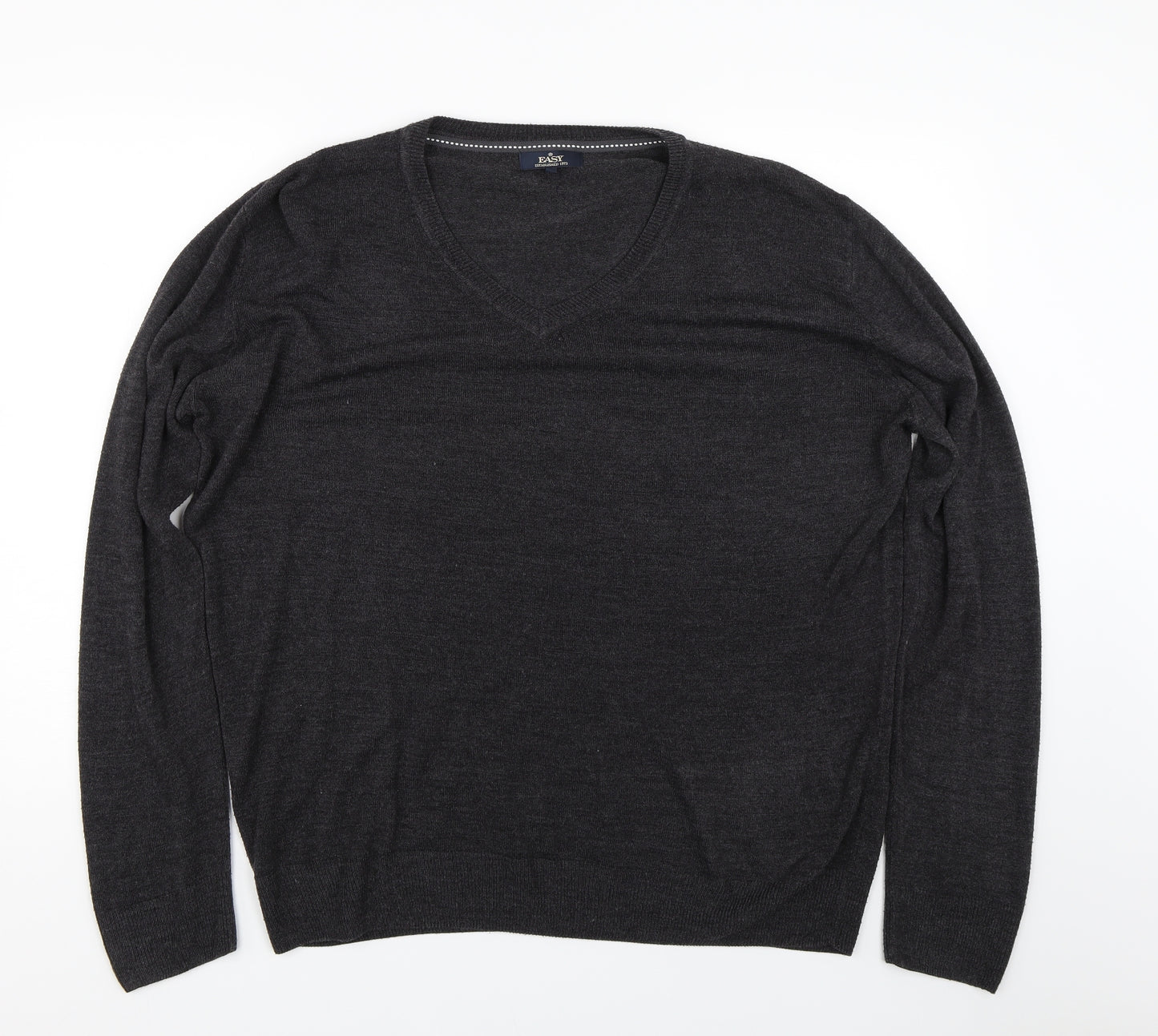 Easy Mens Grey   Pullover Jumper Size XL