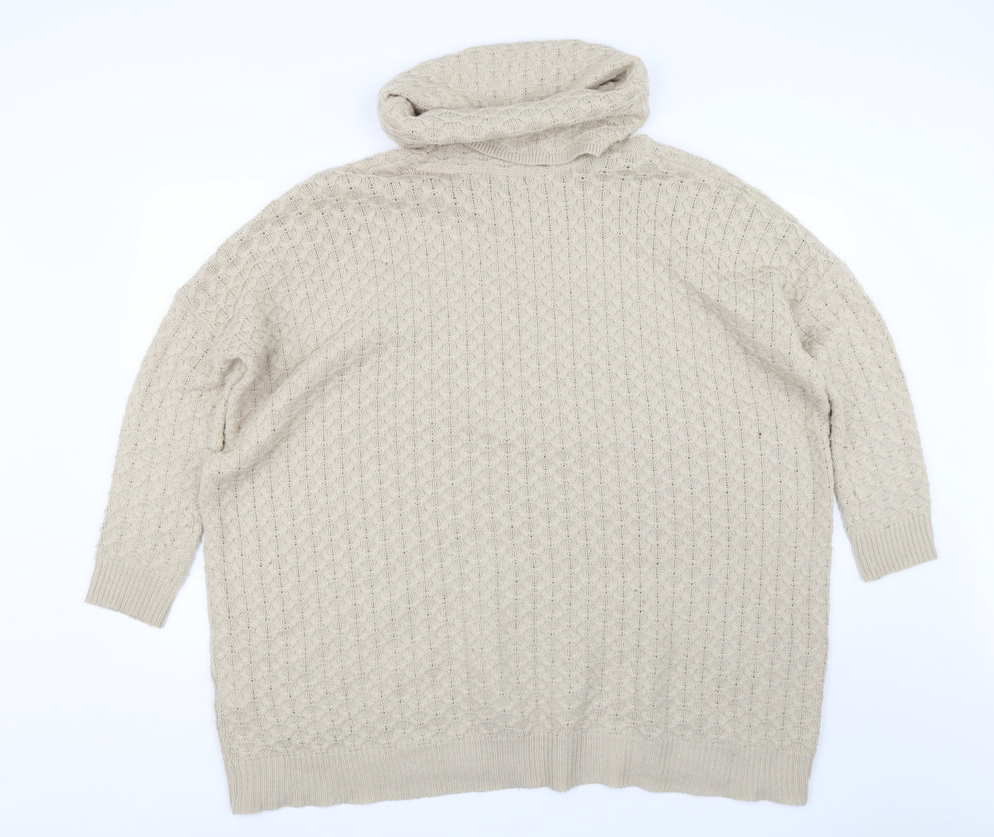 H&M Womens Brown  Knit Pullover Jumper Size S