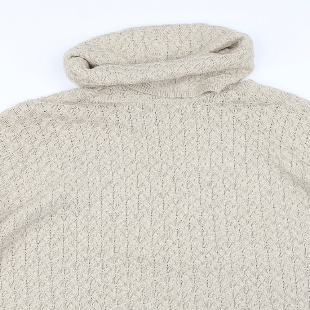 H&M Womens Brown  Knit Pullover Jumper Size S