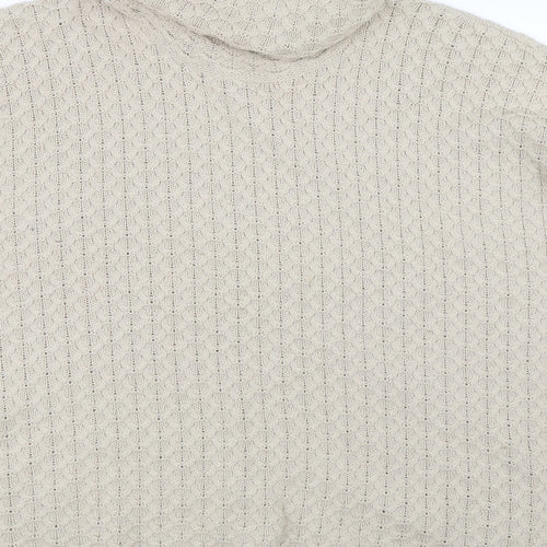 H&M Womens Brown  Knit Pullover Jumper Size S
