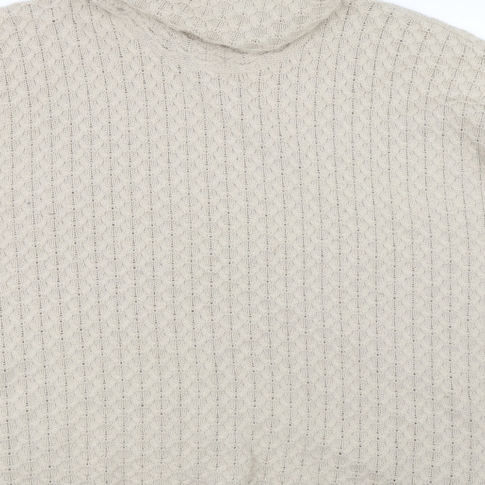 H&M Womens Brown  Knit Pullover Jumper Size S