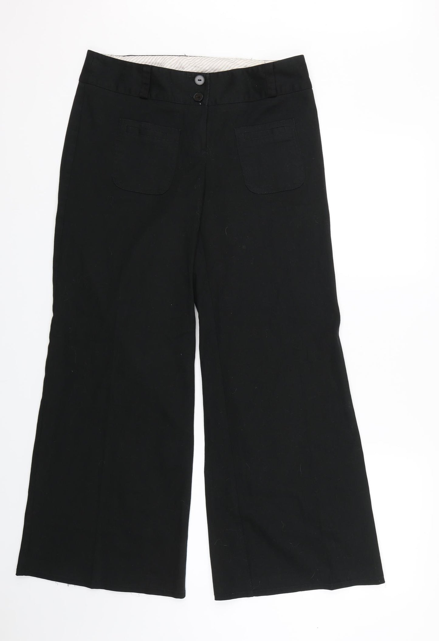 Dorothy Perkins Womens Black   Trousers  Size 12 L28 in