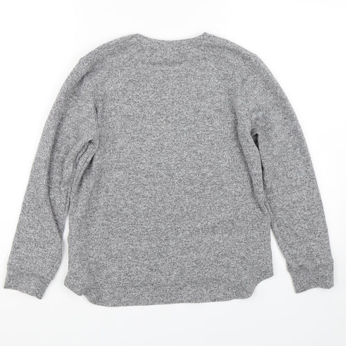 Matalan Girls Grey   Pullover Jumper Size 12 Years  - Love