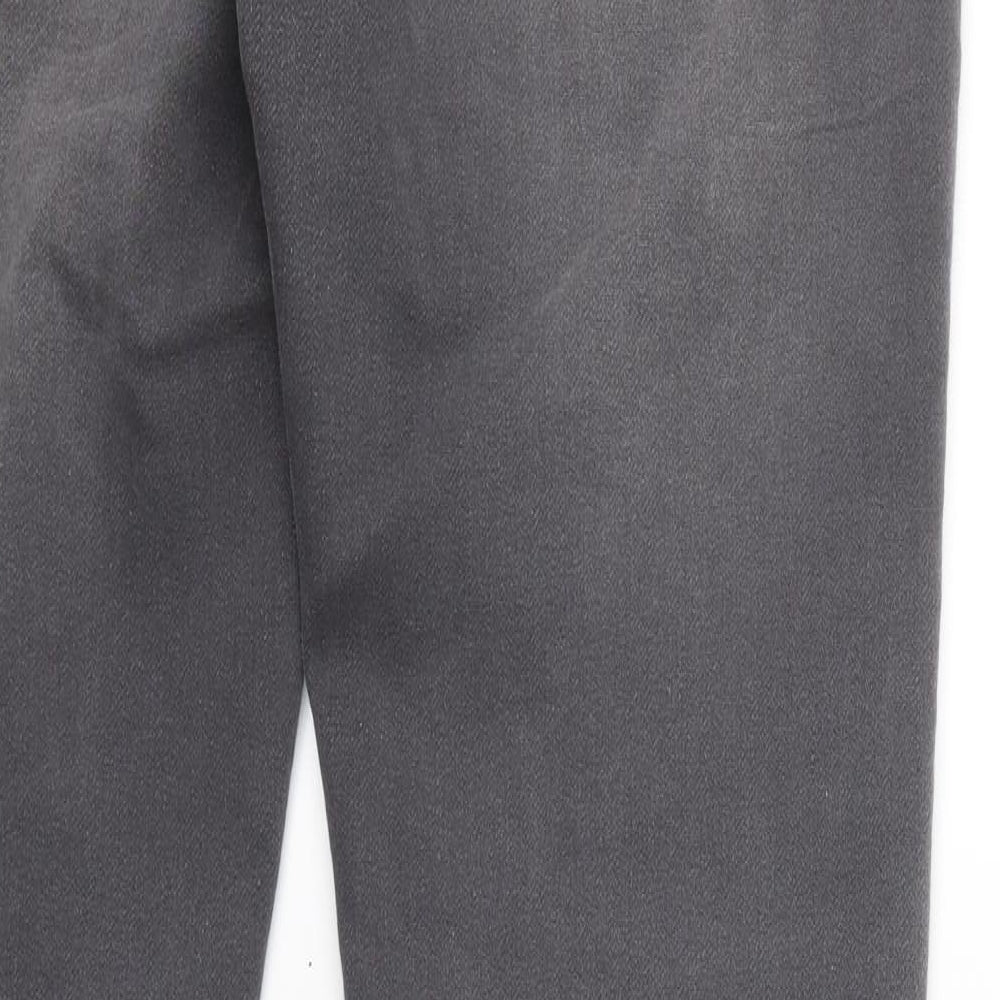 Avenue Mens Grey  Denim Straight Jeans Size 34 L29 in