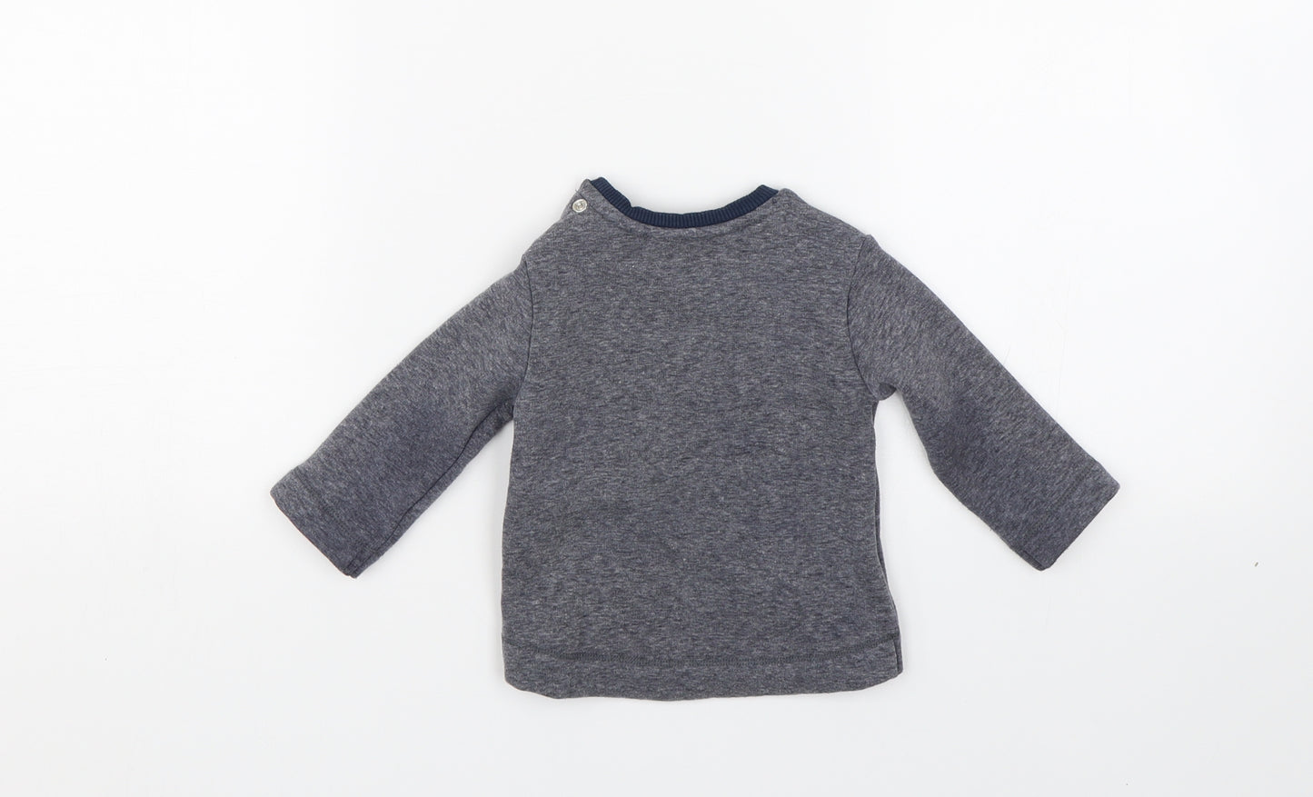 George Baby Grey   Pullover Jumper Size 3-6 Months  - Dinosaur